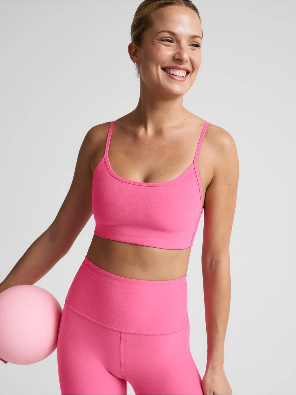 Beyond Yoga Spacedye Forever Bra  pink